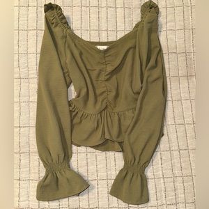 Altar’s State Olive Green Blouse